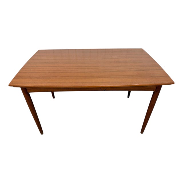 Mid-Century Danish Modern Teak Extension Table - Refinished! For Sale
