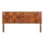 Vintage Brutalist “Staccato” Walnut King-Size Headboard by Lane For Sale