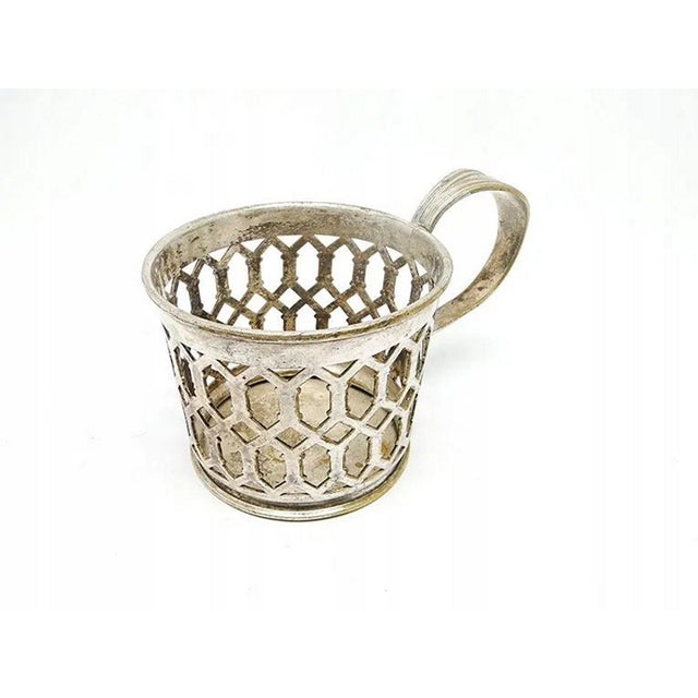 19th Century Art Nouveau Polish Tea Basket from Fraget, 1890s For Sale - Image 5 of 12