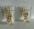 Barovier & Toso Large Italian Art Deco Style Murano Rostrato Glass and Brass Wall Sconces from Barovier & Toso, 1990s, Set of 2 For Sale - Image 4 of 13