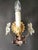 Gilt Floral Wall Lamps with Murano Glass Flowers, Italy, 1960s, Set of 2 For Sale - Image 17 of 18