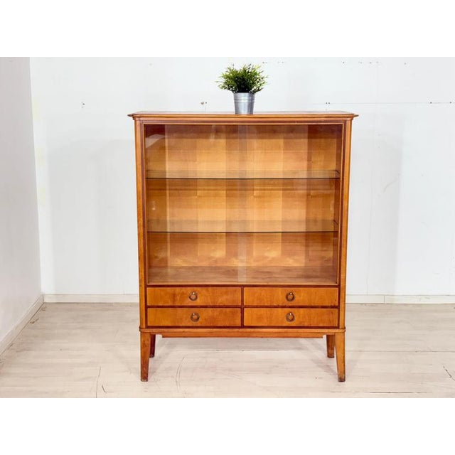 Vintage Display Cabinet in Birch, 1960s For Sale - Image 13 of 13