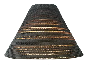 Corrugated Cardboard Light Pendent Natural