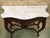 20th Century Marble Top Walnut Console Table With Drawer For Sale - Image 10 of 12