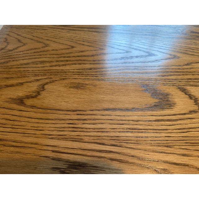 Jasper Furniture Craft Table - Arts & Crafts Octagonal Oak Side Table - Michael S Smith For Sale - Image 15 of 16