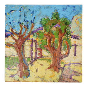 Contemporary Impressionist Joshua Trees Landscape Painting