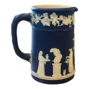 Late 19th Century Victorian Wedgewood Jasperware Petite Pitcher