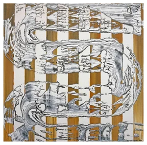 Sumit Mehndiratta, Composition No. 323, 2021, Acrylic on Canvas