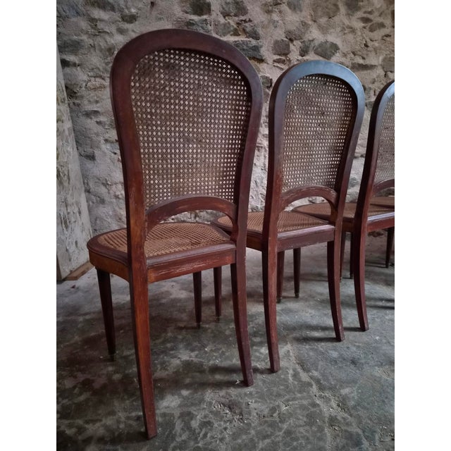 Antique Louis XVI Cane Dining Chairs, 1890s, Set of 6 For Sale - Image 17 of 18