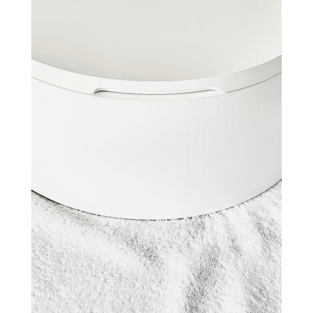 Oversized Pop Art White Lacquered "Big Pill" Wall Cupboard With Shelving by Palomba for Dornbracht For Sale - Image 9 of 15