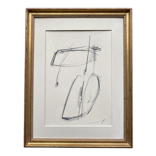 Abstract Charcoal and Pencil Sketch by Kimberly Moore For Sale