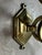 Gold Antique Brass Coat Hooks, 1900, Set of 2 For Sale - Image 8 of 13