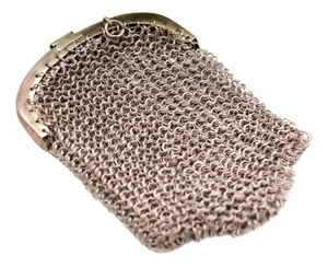 Silver Mesh Coin Purse