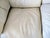 1960s White Leather Three-Seater Reclining Sofa For Sale - Image 4 of 4