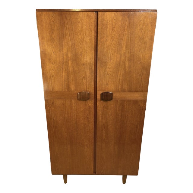 Vintage Teak Double Wardrobe from Stonehill, 1960s For Sale