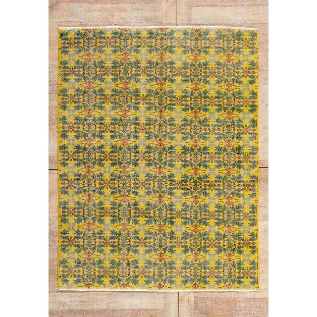 Zeki Muren Vintage Turkish Sivas Rug, 04'07 X 06'00 For Sale - Image 10 of 10