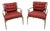 Mastercraft Mid Century Greek Key Lounge Chairs Pair For Sale