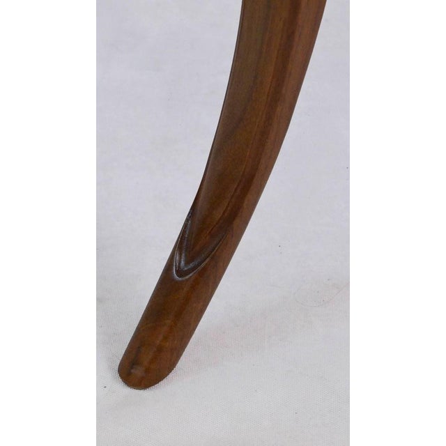 Black Walnut and Leather Klismos Chairs from Pescetta Home Decoration, Set of 2 For Sale - Image 8 of 16