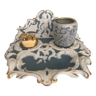 Italian Desk Set from Colonnata Sesto Fiorentino, 1950s, Set of 3 For Sale