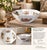 A beautifully crafted vintage Imari style Japanese porcelain bowl featuring a distinctive octagonal form with charming...
