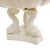 Mid 20th Century Italian Whiteware Shell & Dolphin Pedestal Centerpiece Bowl For Sale - Image 9 of 10