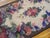 American 1930s Ivory Floral Folk Art Antique American Hooked Rug 3'1" X 6'1" Handknotted Wool Carpet For Sale - Image 3 of 4