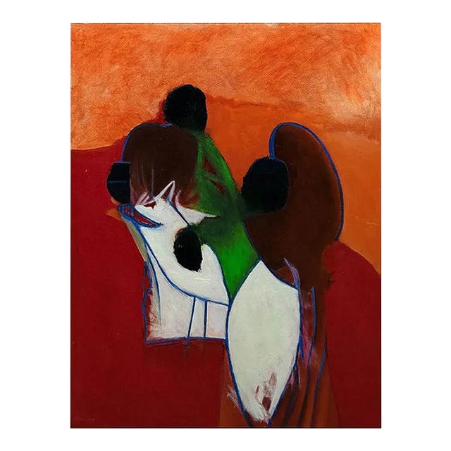 Giorgio Lo Fermo, Homage to Arshile Gorky, 2020, Original Oil on Canvas For Sale