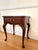 Vintage 1985 Virginia Galleries by Henkel-Harris Solid Mahogany Queen Anne Side Table For Sale In New York - Image 6 of 11