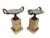 Stone Pair of 19th-Century Bronze Tazzas Featuring Gilt Snake Handles and Siena Marble Stands For Sale - Image 7 of 16