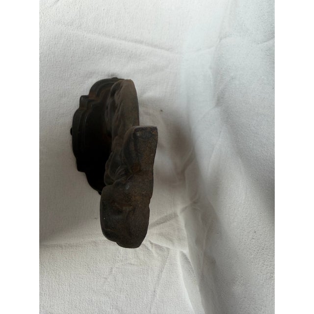 Art Deco Cast Iron Muscular Labrador Door Stop For Sale - Image 3 of 11