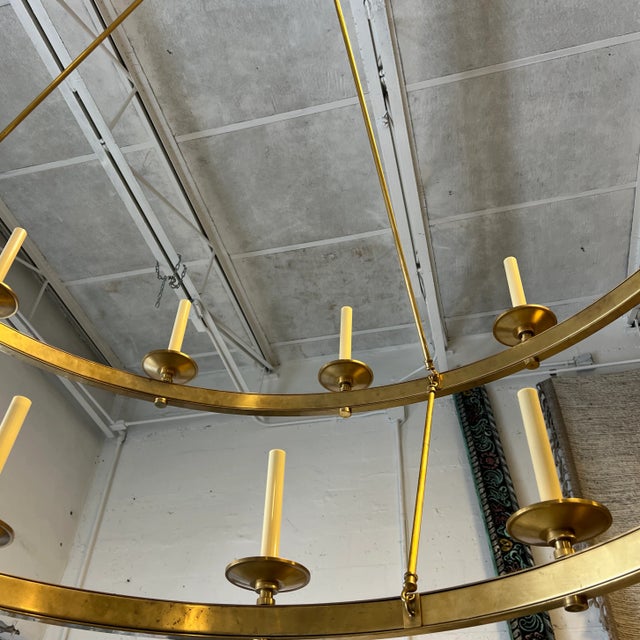 Metal Visual Comfort Launceton Grande Two Tiered Chandelier For Sale - Image 7 of 8