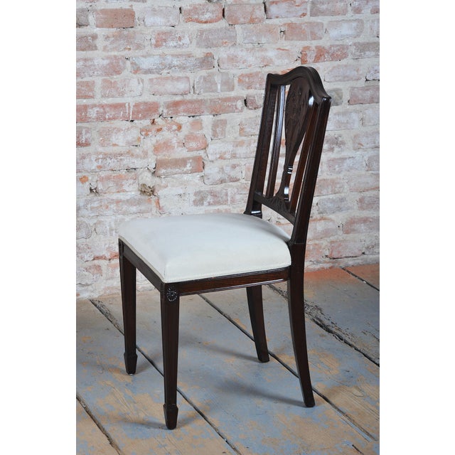 Art Deco Chairs in Walnut and Beech, Czech, 1920s, Set of 2 For Sale - Image 3 of 11