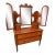 Late 19th Century 3 Mirror Antique Vanity Dresser For Sale