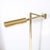 Metal Mid-Century Modernist Articulating Floor Lamp in Polished Brass For Sale - Image 7 of 12