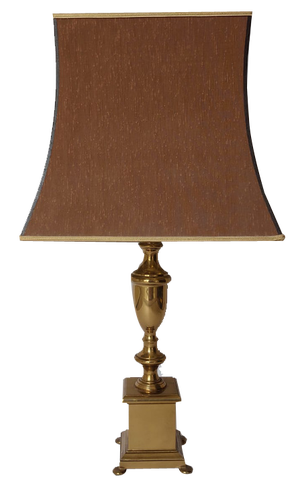 Neoclassic Brass Lamp, 1940s