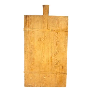 Vintage Large French Bread Board, Cutting Board or Charcuterie Board - B For Sale