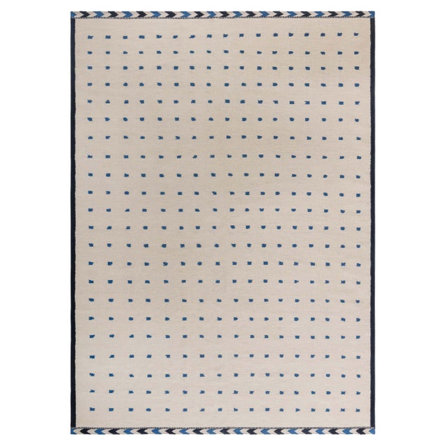 Modern Swedish Flat Weave Wool Rug by Doris Leslie Blau For Sale