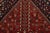 Red Abadeh Rug 3’5” X 4’10” Red Wool Vintage Tribal Hand-Knotted Carpet For Sale - Image 8 of 12