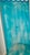 2010s Turquoise Silk Chiffon Cloud Print Curtain For Sale - Image 5 of 7