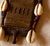 1920s Tuareg Leather Brass African Talisman Wall Hanging For Sale - Image 4 of 6