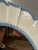 Vintage Painted Ruffled Oval Mirror With Bow For Sale - Image 6 of 10