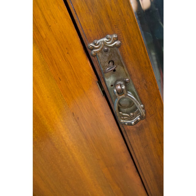 Wood Art Nouveau Wardrobe, 1900s For Sale - Image 7 of 11