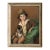 Mid Century Modern Portrait of Boy With Cat, Signed & Dated 1966 For Sale