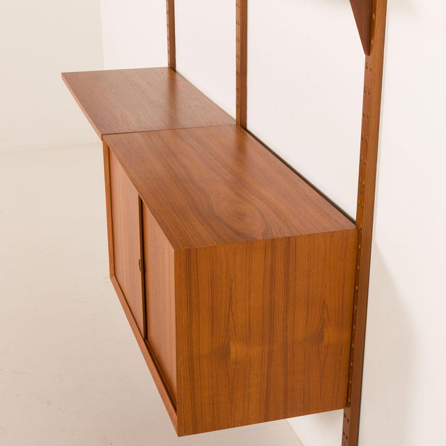 Teak Home Office Wall Unit by Poul Cadovius for Cado, 1960s For Sale - Image 14 of 18