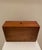 Vintage Ralph Lauren Style Solid Wood Desk / Document Storage Box C.1940s For Sale - Image 9 of 11