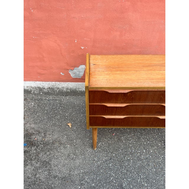 Vintage Danish Teak Chest of Drawers, 1960s For Sale - Image 5 of 11