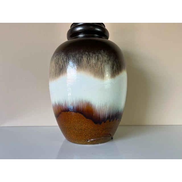 Ceramic Mid-Century Multi Color Ceramic Glazed Table Lamp For Sale - Image 7 of 12