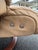 Beige Leather Ekornes Stressless Recliner For Sale - Image 10 of 12