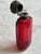 Antique Cranberry & Silver Perfume Bottle For Sale - Image 4 of 9