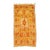 1960s Moroccan Vintage Ethnic Orange Organic Wool Rug Africa For Sale